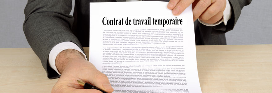 contrat d'intérim